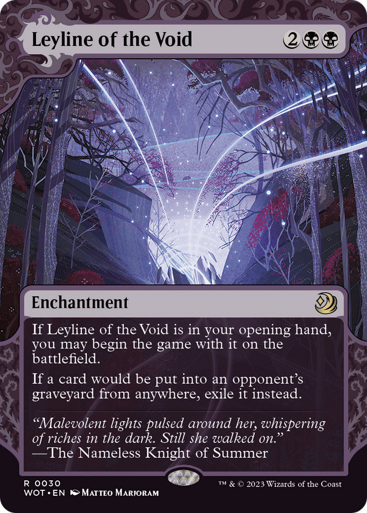 Leyline of the Void [Wilds of Eldraine: Enchanting Tales] MTG Single Magic: The Gathering    | Red Claw Gaming
