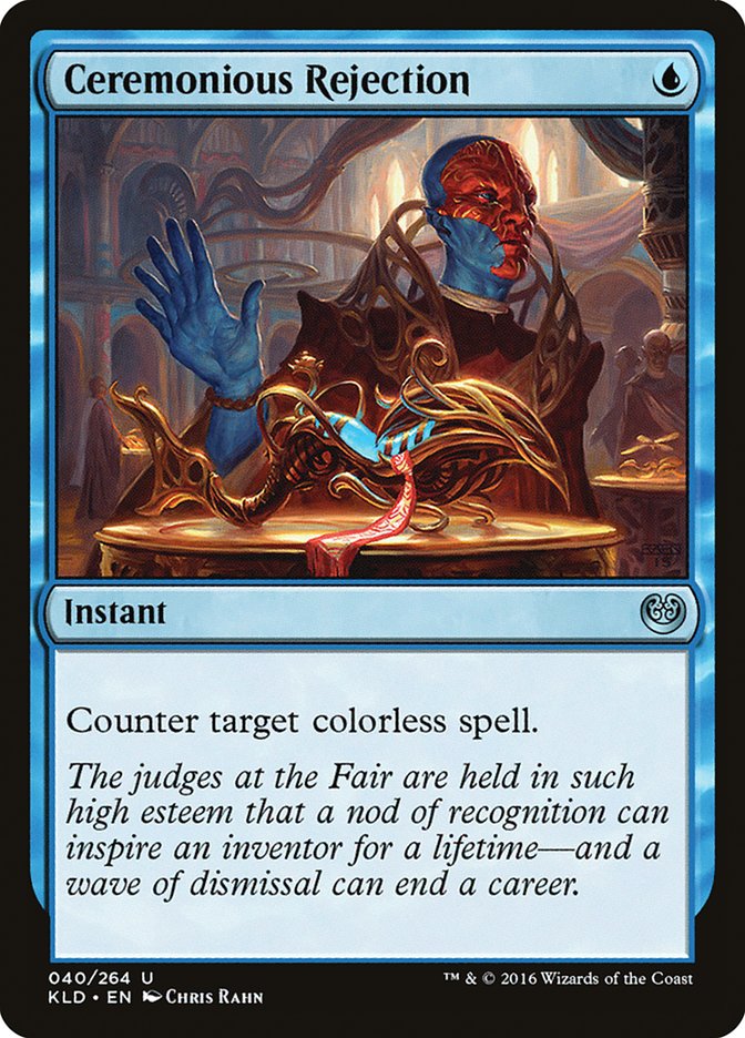 Ceremonious Rejection [Kaladesh] MTG Single Magic: The Gathering    | Red Claw Gaming