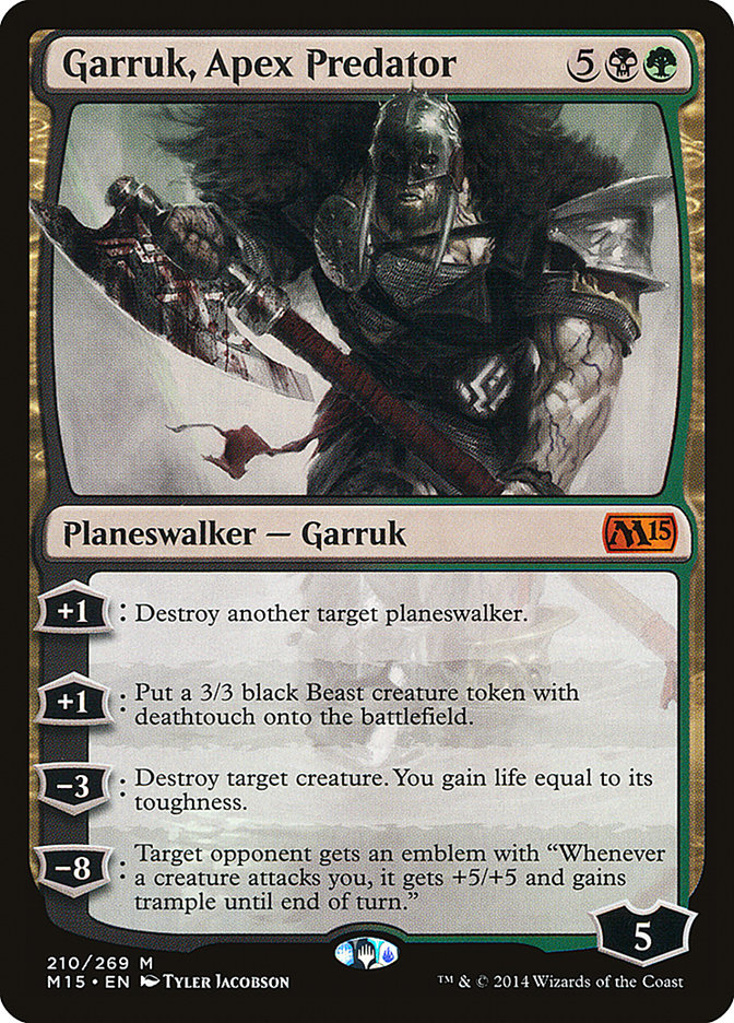 Garruk, Apex Predator [Magic 2015] MTG Single Magic: The Gathering    | Red Claw Gaming