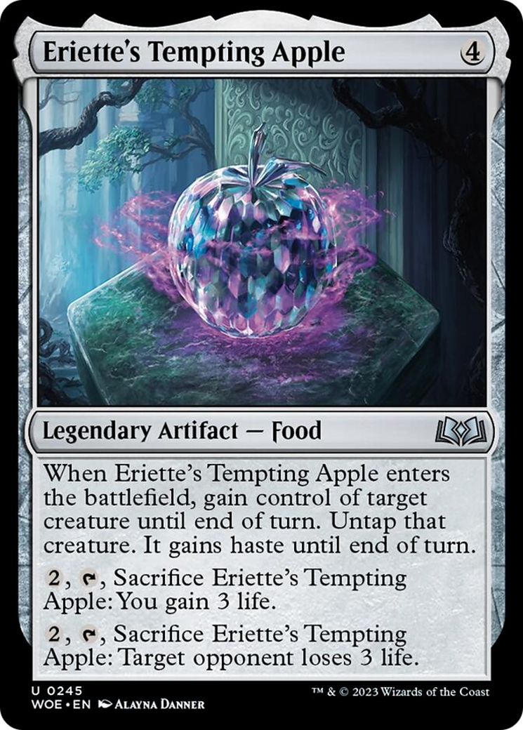Eriette's Tempting Apple [Wilds of Eldraine] MTG Single Magic: The Gathering    | Red Claw Gaming