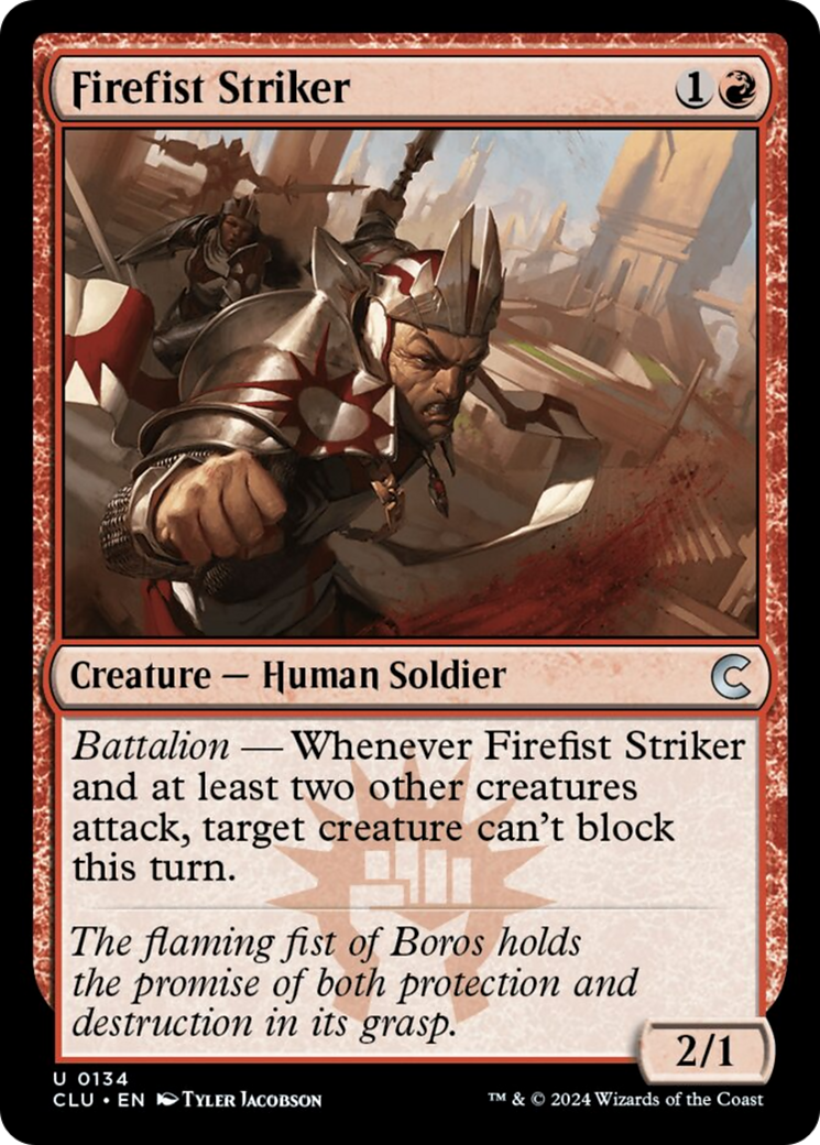 Firefist Striker [Ravnica: Clue Edition] MTG Single Magic: The Gathering    | Red Claw Gaming