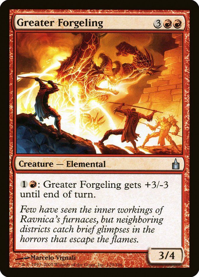 Greater Forgeling [Ravnica: City of Guilds] MTG Single Magic: The Gathering    | Red Claw Gaming