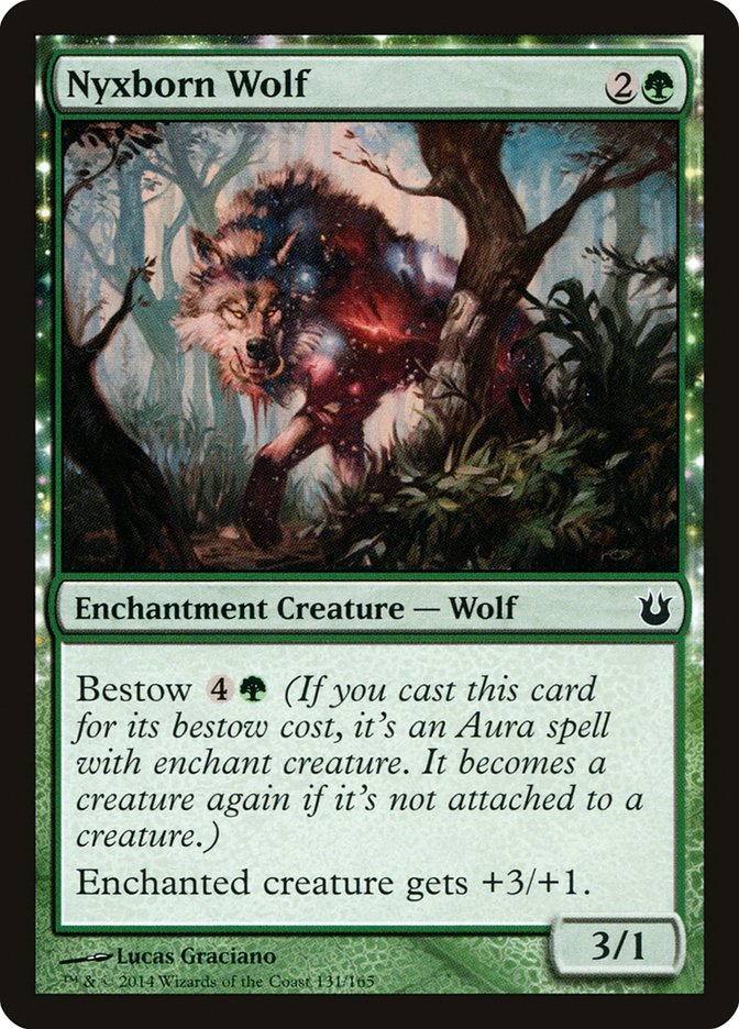 Nyxborn Wolf [Born of the Gods] MTG Single Magic: The Gathering    | Red Claw Gaming