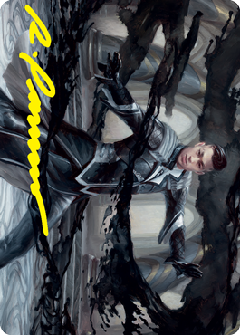 Killian, Ink Duelist Art Card (Gold-Stamped Signature) [Strixhaven: School of Mages Art Series] MTG Single Magic: The Gathering    | Red Claw Gaming