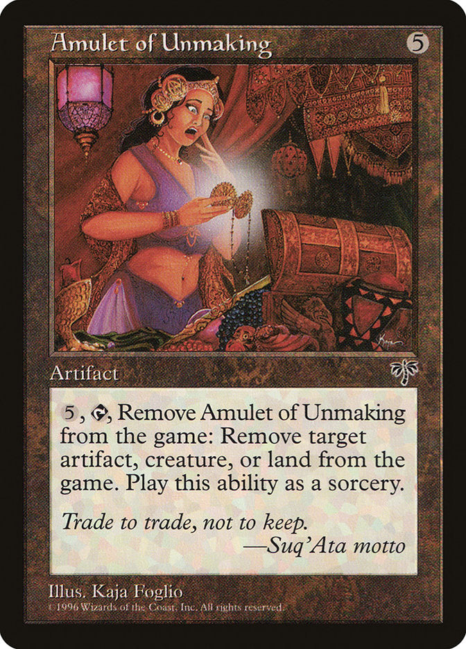 Amulet of Unmaking [Mirage] MTG Single Magic: The Gathering    | Red Claw Gaming