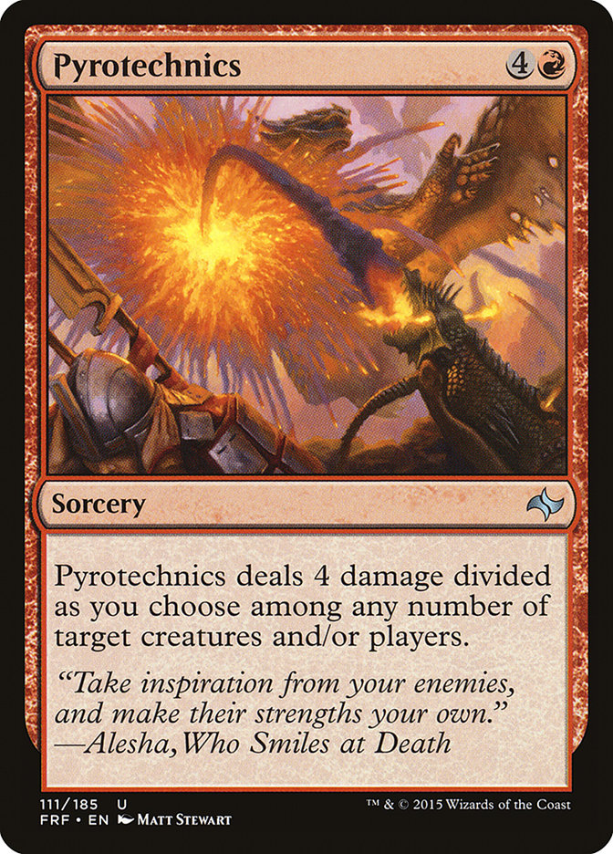 Pyrotechnics [Fate Reforged] MTG Single Magic: The Gathering    | Red Claw Gaming