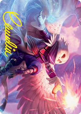 Spectacle Mage Art Card (Gold-Stamped Signature) [Strixhaven: School of Mages Art Series] MTG Single Magic: The Gathering    | Red Claw Gaming