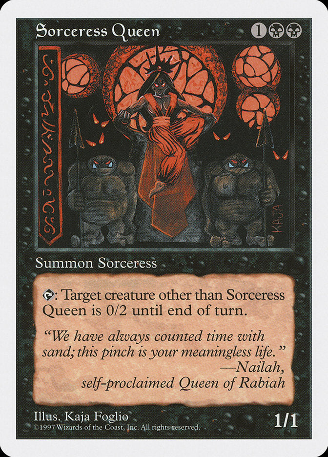 Sorceress Queen [Fifth Edition] MTG Single Magic: The Gathering    | Red Claw Gaming