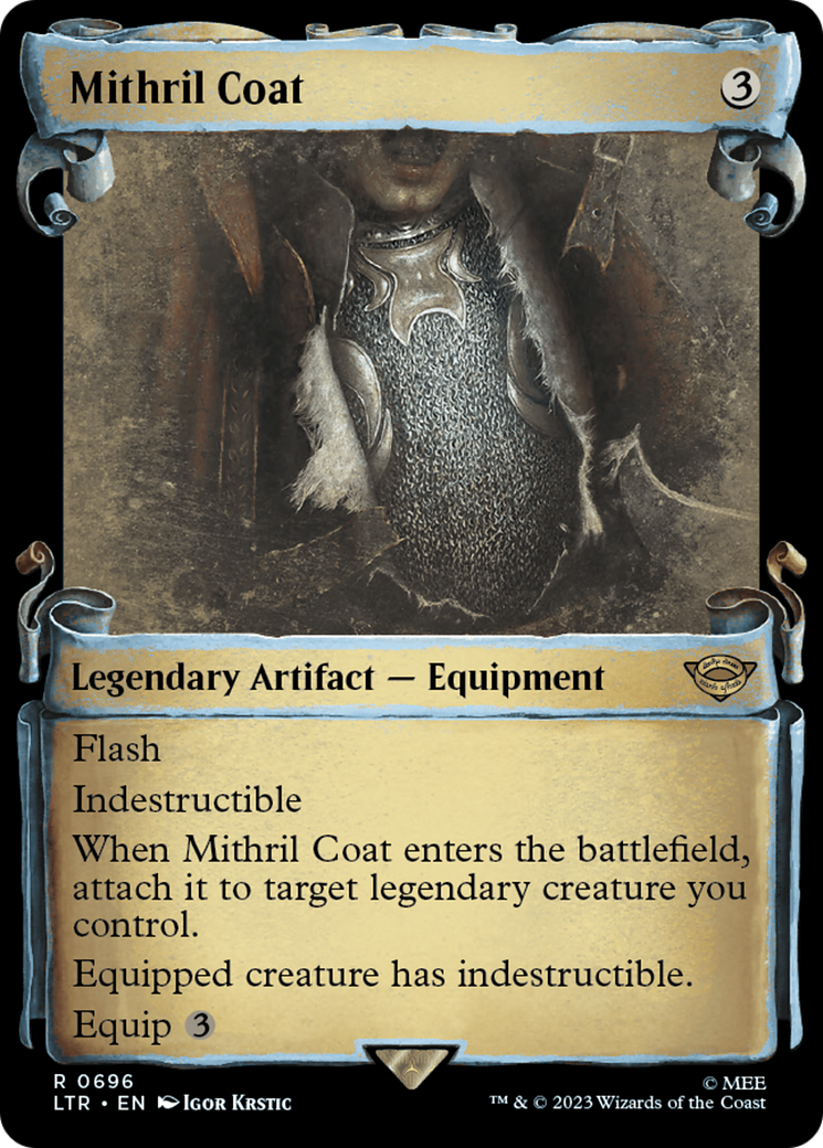 Mithril Coat [The Lord of the Rings: Tales of Middle-Earth Showcase Scrolls] MTG Single Magic: The Gathering    | Red Claw Gaming