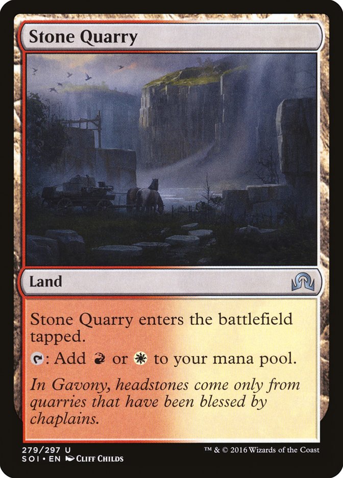 Stone Quarry [Shadows over Innistrad] MTG Single Magic: The Gathering    | Red Claw Gaming