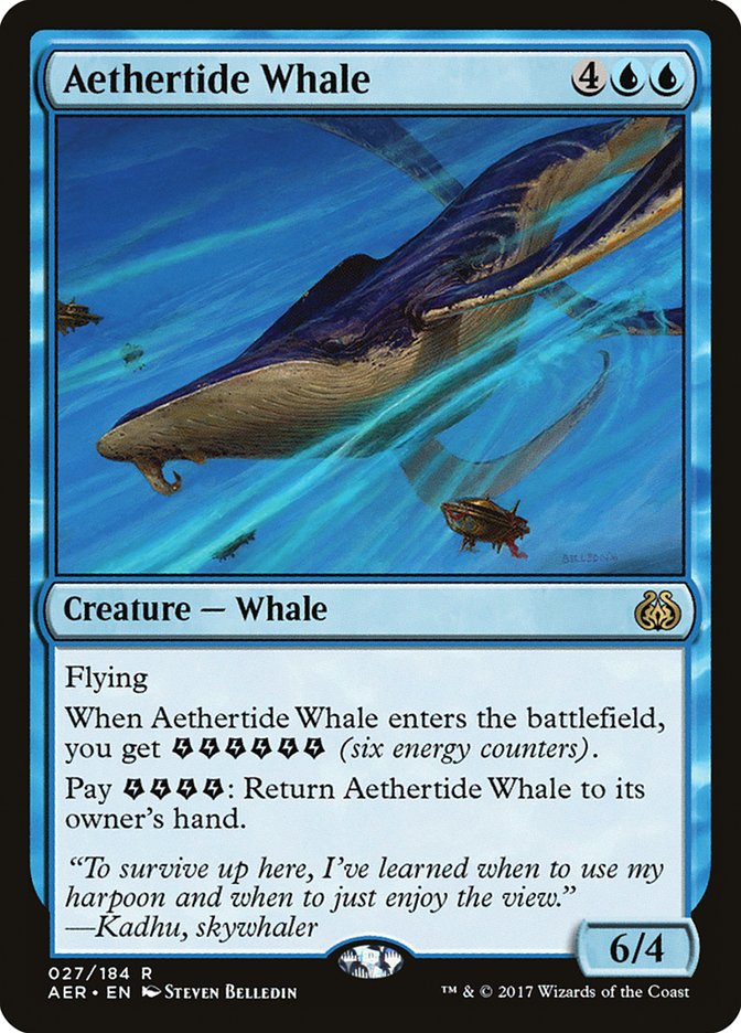 Aethertide Whale [Aether Revolt] MTG Single Magic: The Gathering    | Red Claw Gaming
