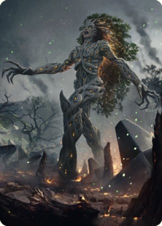 Titania, Gaea Incarnate Art Card [The Brothers' War Art Series] MTG Single Magic: The Gathering    | Red Claw Gaming