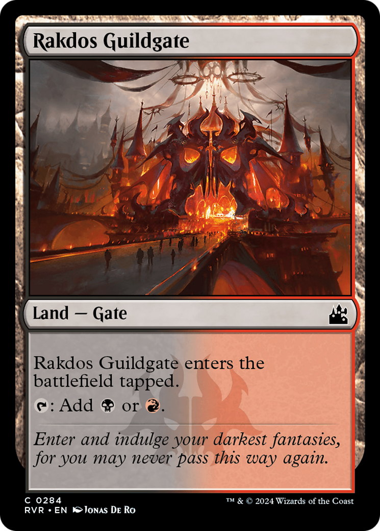 Rakdos Guildgate [Ravnica Remastered] MTG Single Magic: The Gathering    | Red Claw Gaming