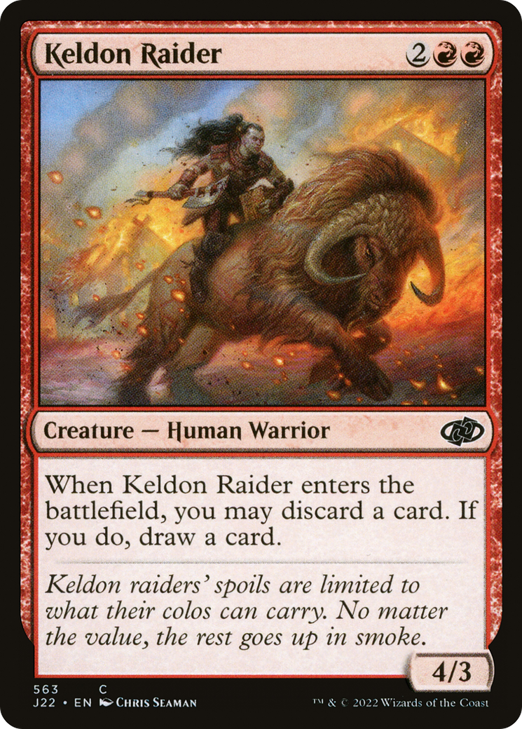 Keldon Raider [Jumpstart 2022] MTG Single Magic: The Gathering    | Red Claw Gaming