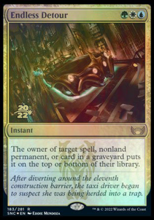 Endless Detour [Streets of New Capenna Prerelease Promos] MTG Single Magic: The Gathering    | Red Claw Gaming