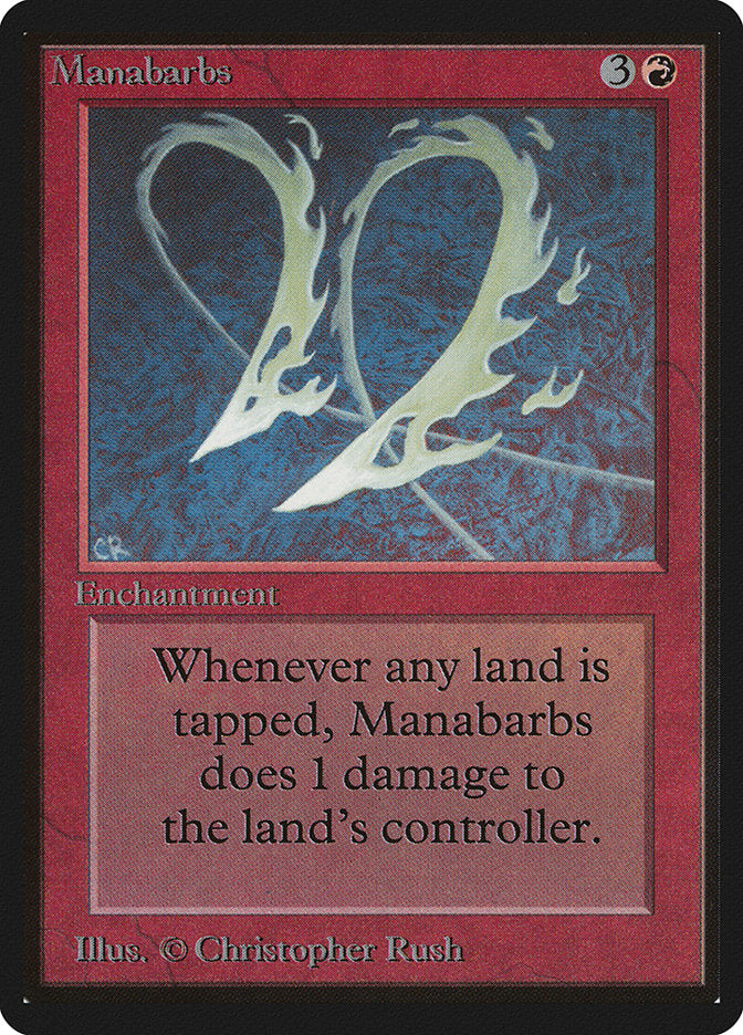 Manabarbs [Beta Edition] MTG Single Magic: The Gathering    | Red Claw Gaming