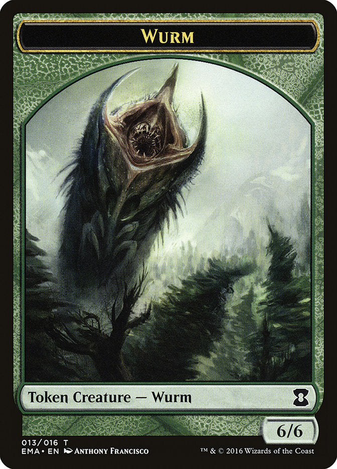Wurm Token [Eternal Masters Tokens] MTG Single Magic: The Gathering    | Red Claw Gaming