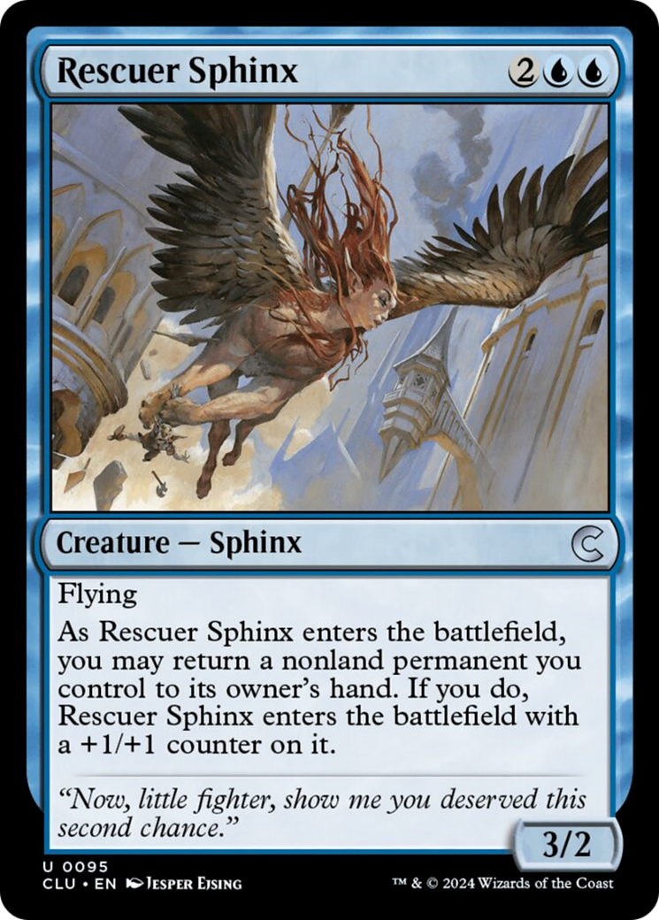 Rescuer Sphinx [Ravnica: Clue Edition] MTG Single Magic: The Gathering    | Red Claw Gaming