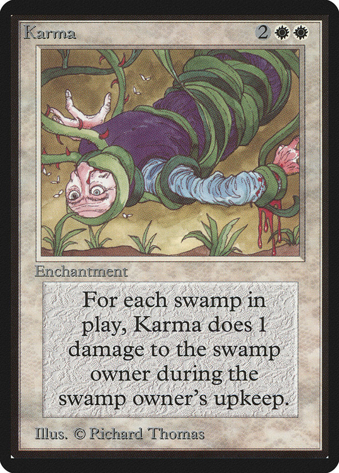 Karma [Beta Edition] MTG Single Magic: The Gathering    | Red Claw Gaming