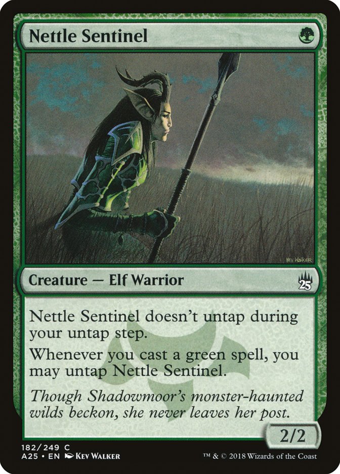 Nettle Sentinel [Masters 25] MTG Single Magic: The Gathering    | Red Claw Gaming