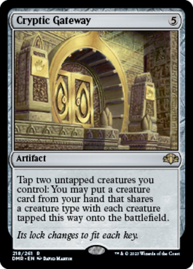 Cryptic Gateway [Dominaria Remastered] MTG Single Magic: The Gathering    | Red Claw Gaming