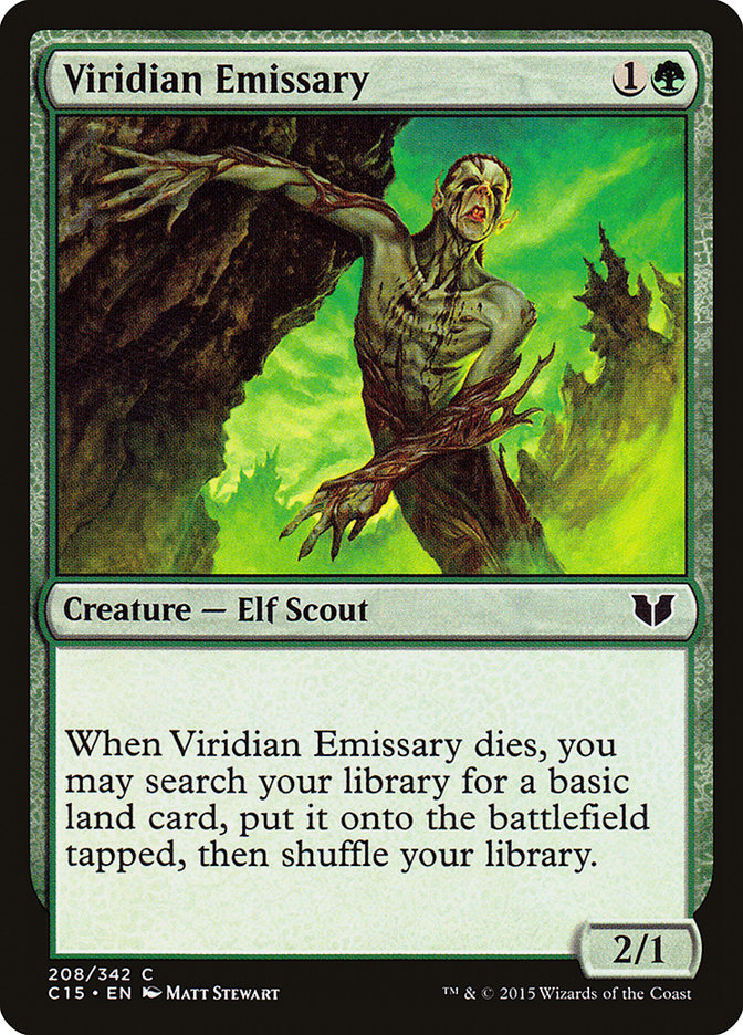Viridian Emissary [Commander 2015] MTG Single Magic: The Gathering    | Red Claw Gaming