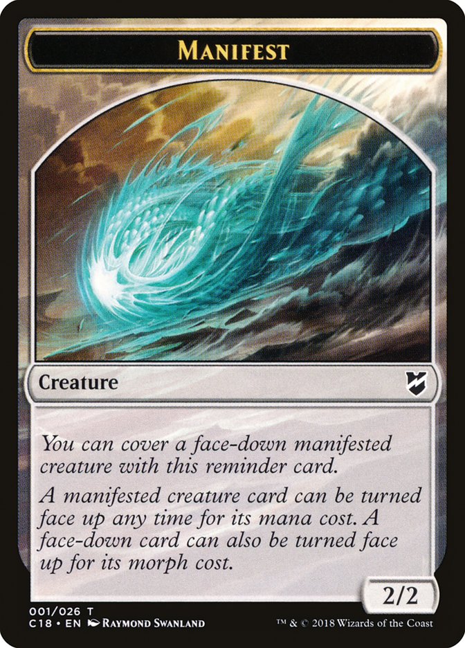 Manifest [Commander 2018 Tokens] MTG Single Magic: The Gathering    | Red Claw Gaming