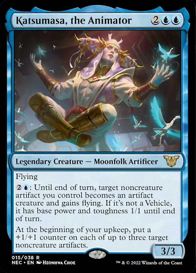 Katsumasa, the Animator [Kamigawa: Neon Dynasty Commander] MTG Single Magic: The Gathering    | Red Claw Gaming