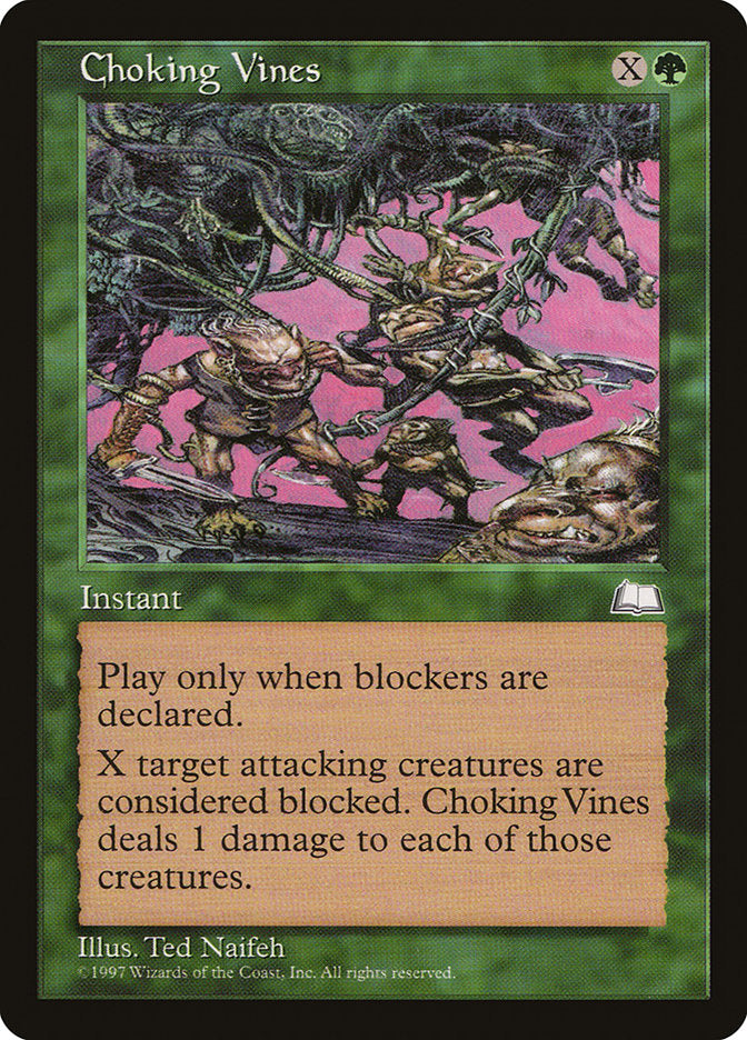 Choking Vines [Weatherlight] MTG Single Magic: The Gathering    | Red Claw Gaming