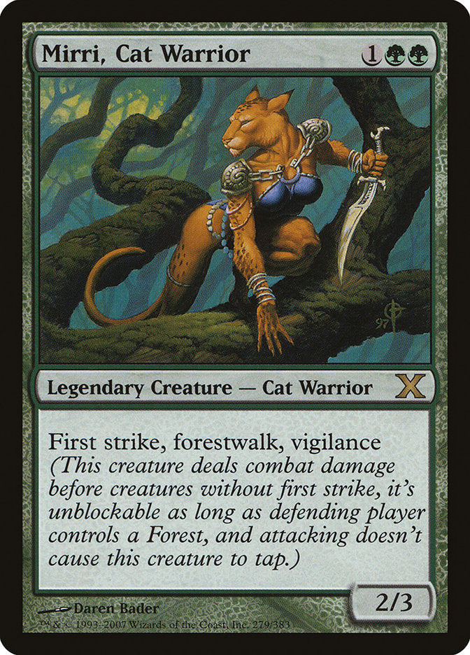 Mirri, Cat Warrior [Tenth Edition] MTG Single Magic: The Gathering    | Red Claw Gaming