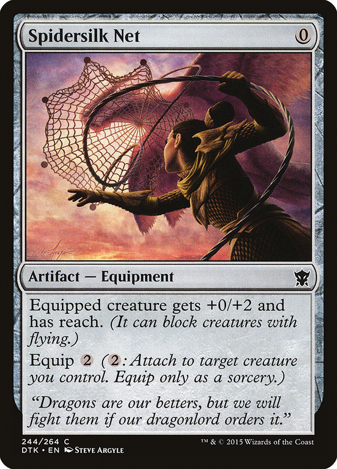 Spidersilk Net [Dragons of Tarkir] MTG Single Magic: The Gathering    | Red Claw Gaming