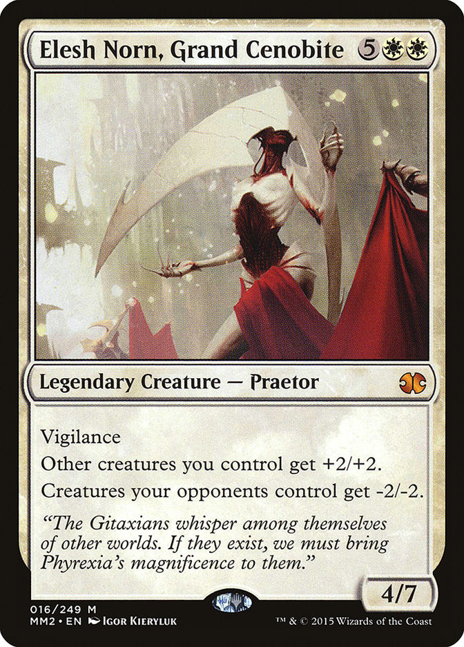 Elesh Norn, Grand Cenobite [Modern Masters 2015] MTG Single Magic: The Gathering    | Red Claw Gaming