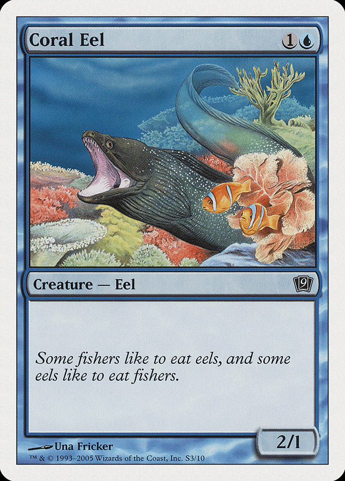 Coral Eel [Ninth Edition] MTG Single Magic: The Gathering    | Red Claw Gaming