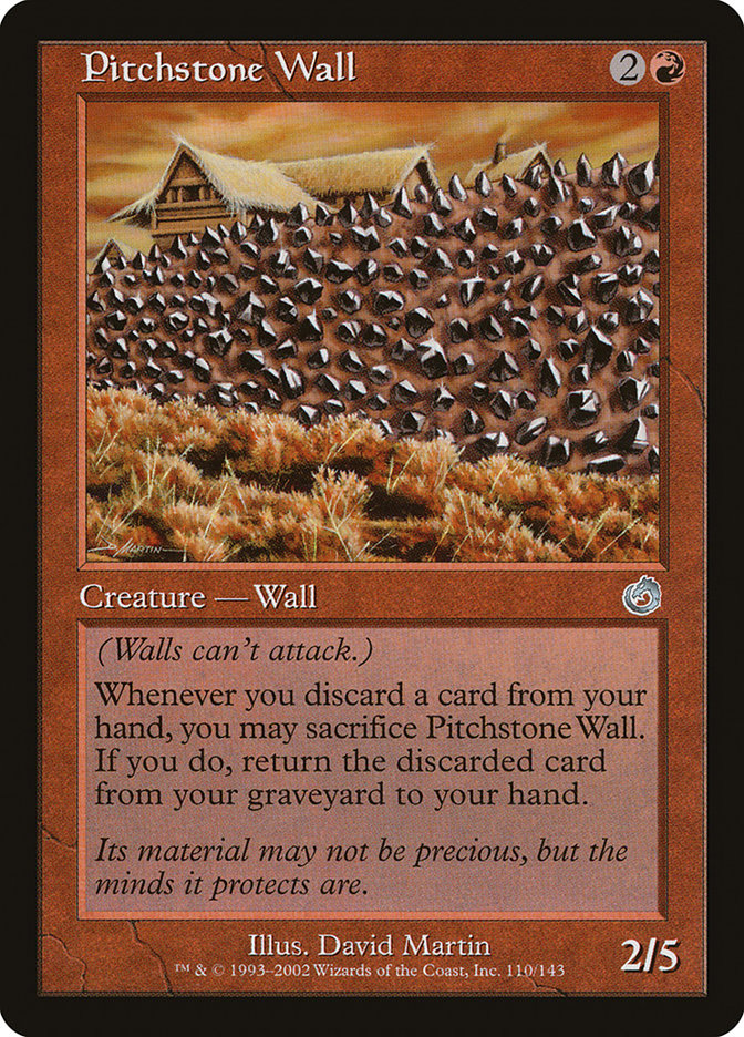 Pitchstone Wall [Torment] MTG Single Magic: The Gathering    | Red Claw Gaming
