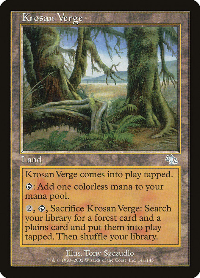 Krosan Verge [Judgment] MTG Single Magic: The Gathering    | Red Claw Gaming