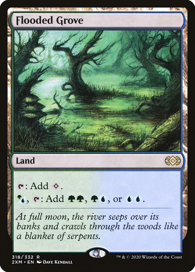 Flooded Grove [Double Masters] MTG Single Magic: The Gathering    | Red Claw Gaming