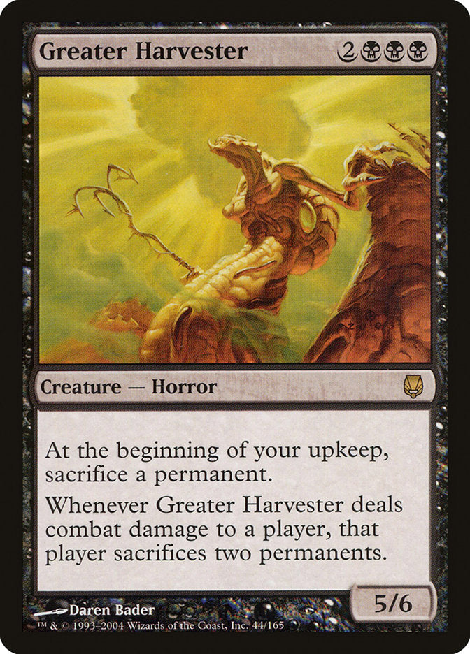 Greater Harvester [Darksteel] MTG Single Magic: The Gathering    | Red Claw Gaming