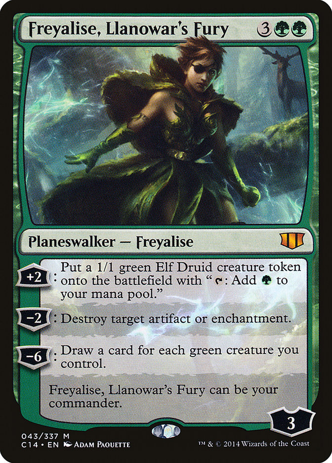 Freyalise, Llanowar's Fury [Commander 2014] MTG Single Magic: The Gathering    | Red Claw Gaming