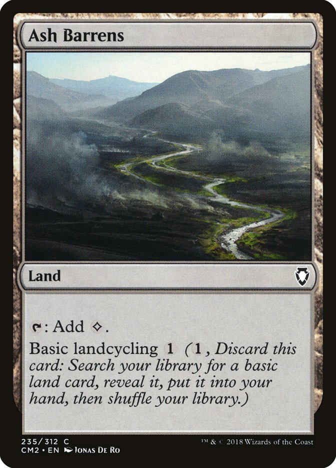 Ash Barrens [Commander Anthology Volume II] MTG Single Magic: The Gathering    | Red Claw Gaming