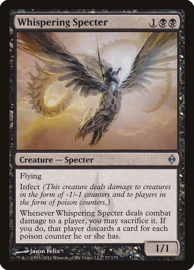 Whispering Specter [New Phyrexia] MTG Single Magic: The Gathering    | Red Claw Gaming