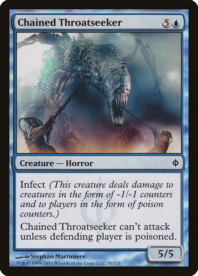 Chained Throatseeker [New Phyrexia] MTG Single Magic: The Gathering    | Red Claw Gaming