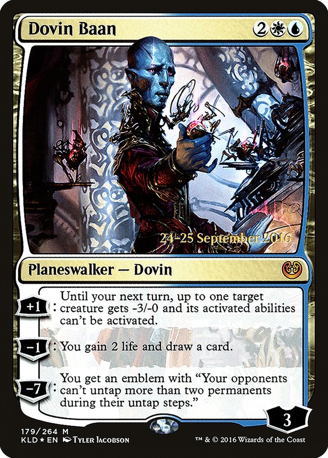 Dovin Baan [Kaladesh Prerelease Promos] MTG Single Magic: The Gathering    | Red Claw Gaming