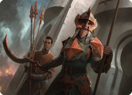 Siege Veteran Art Card [The Brothers' War Art Series] MTG Single Magic: The Gathering    | Red Claw Gaming