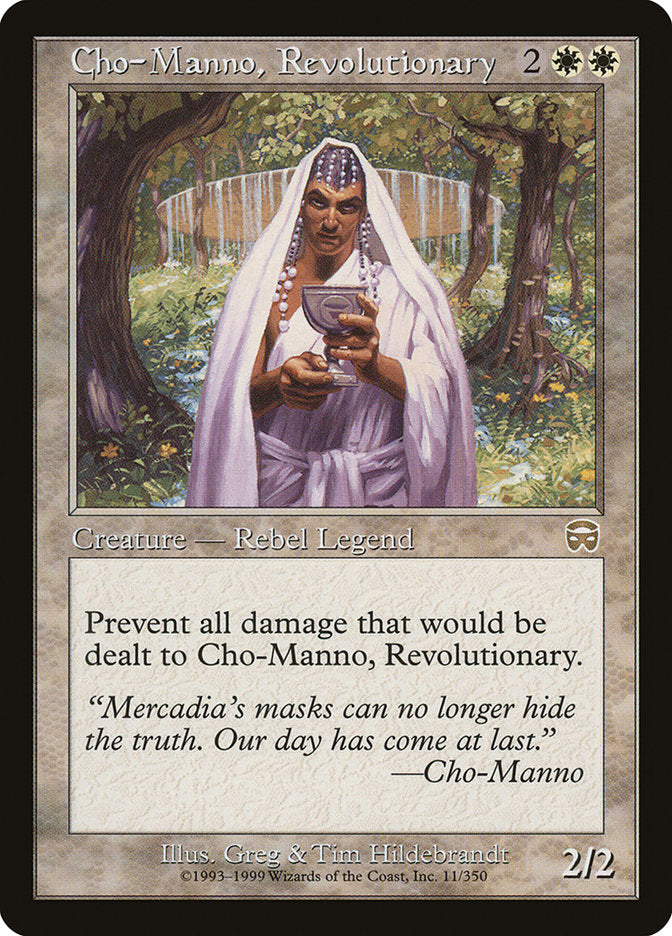 Cho-Manno, Revolutionary [Mercadian Masques] MTG Single Magic: The Gathering    | Red Claw Gaming