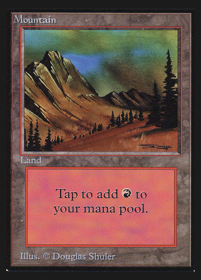 Mountain (No Snow) [International Collectors' Edition] MTG Single Magic: The Gathering    | Red Claw Gaming