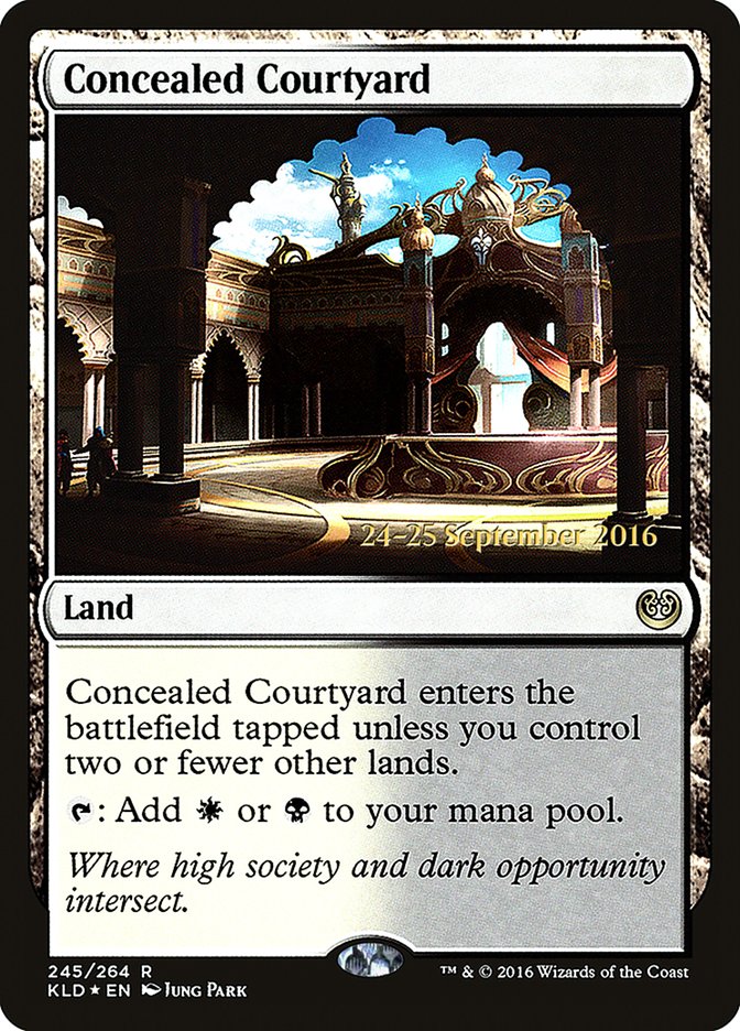 Concealed Courtyard [Kaladesh Prerelease Promos] MTG Single Magic: The Gathering    | Red Claw Gaming