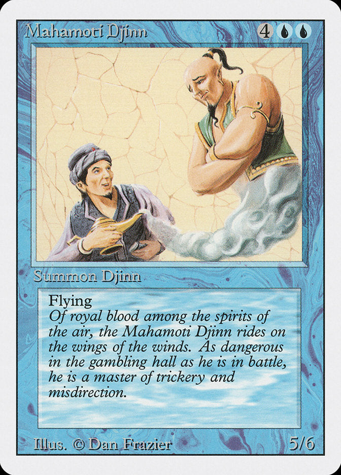 Mahamoti Djinn [Revised Edition] MTG Single Magic: The Gathering    | Red Claw Gaming