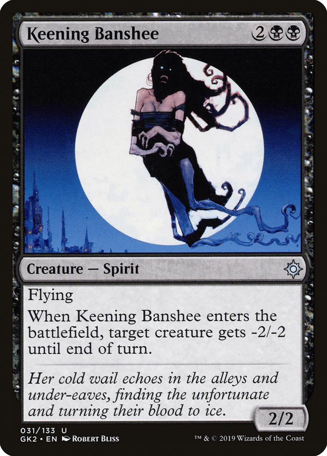 Keening Banshee [Ravnica Allegiance Guild Kit] MTG Single Magic: The Gathering    | Red Claw Gaming