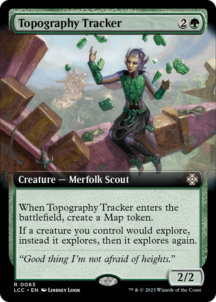 Topography Tracker (Extended Art) [The Lost Caverns of Ixalan Commander] MTG Single Magic: The Gathering    | Red Claw Gaming