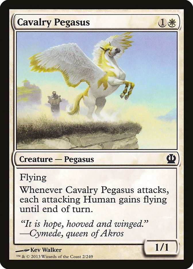 Cavalry Pegasus [Theros] MTG Single Magic: The Gathering    | Red Claw Gaming